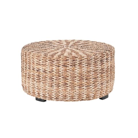 Nautical Coastal Coffee Console Sofa End Tables Online At East At Main S Langdon Brown Round Abaca Coffee Table