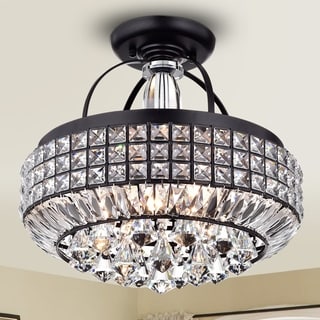 Crystal semi flush mount light Clearance