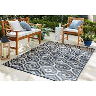Navy 8 X 10 Rugs Area For Less Mohawk Home Oasis Morro Indoor Outdoor Area Rug 8 X 10