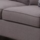 preview thumbnail 10 of 9, Carson Carrington Holmsbu Grey Linen Tufted 4-piece Sectional