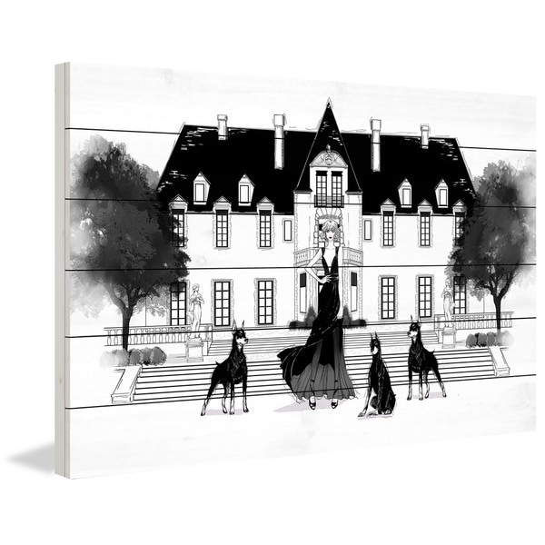 Marmont Hill - Handmade Swift Painting Print on White Wood