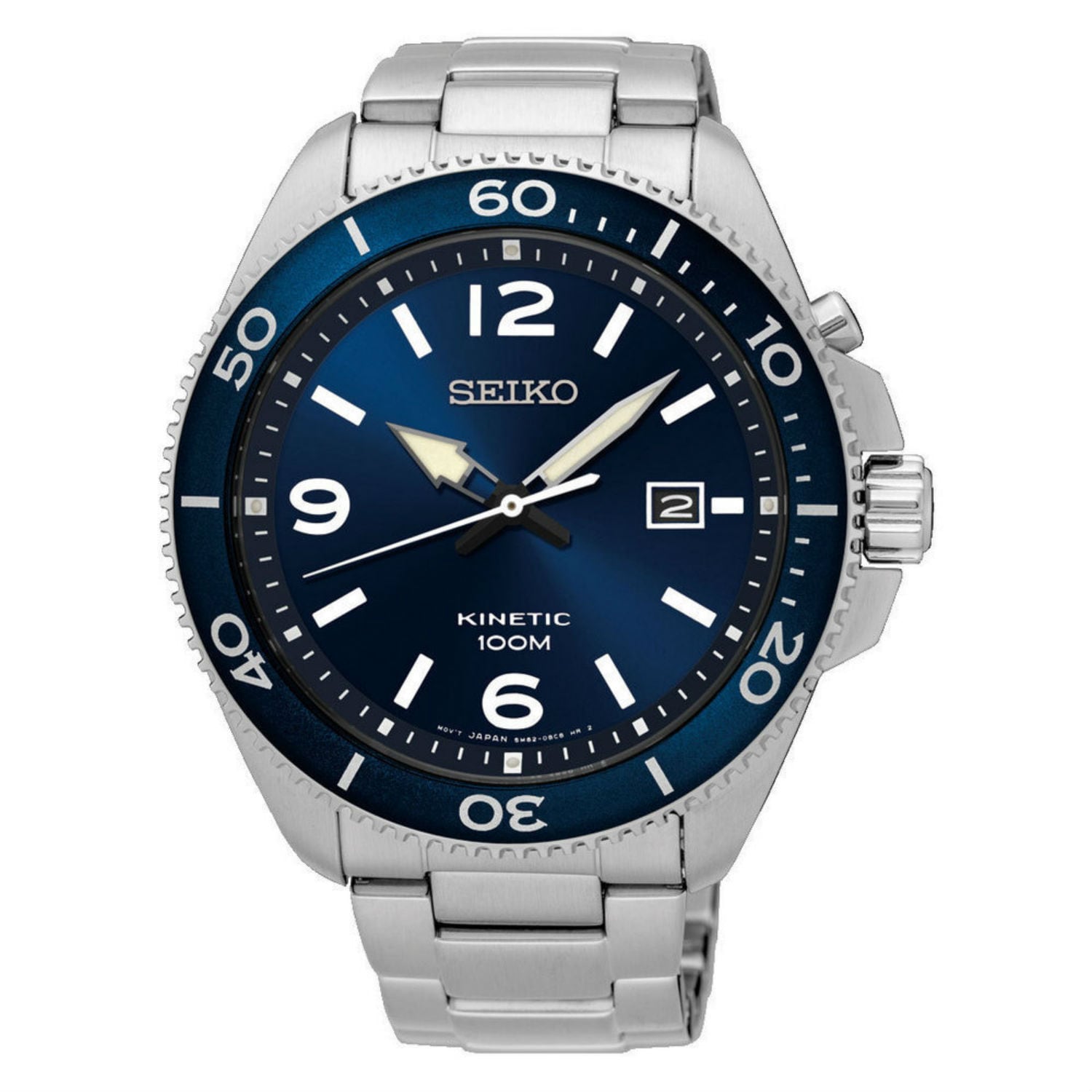 seiko kinetic blue