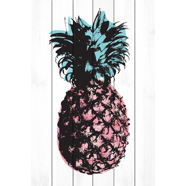 Marmont Hill - Handmade Pineappleby Amanda Greenwood Painting Print on White Wood