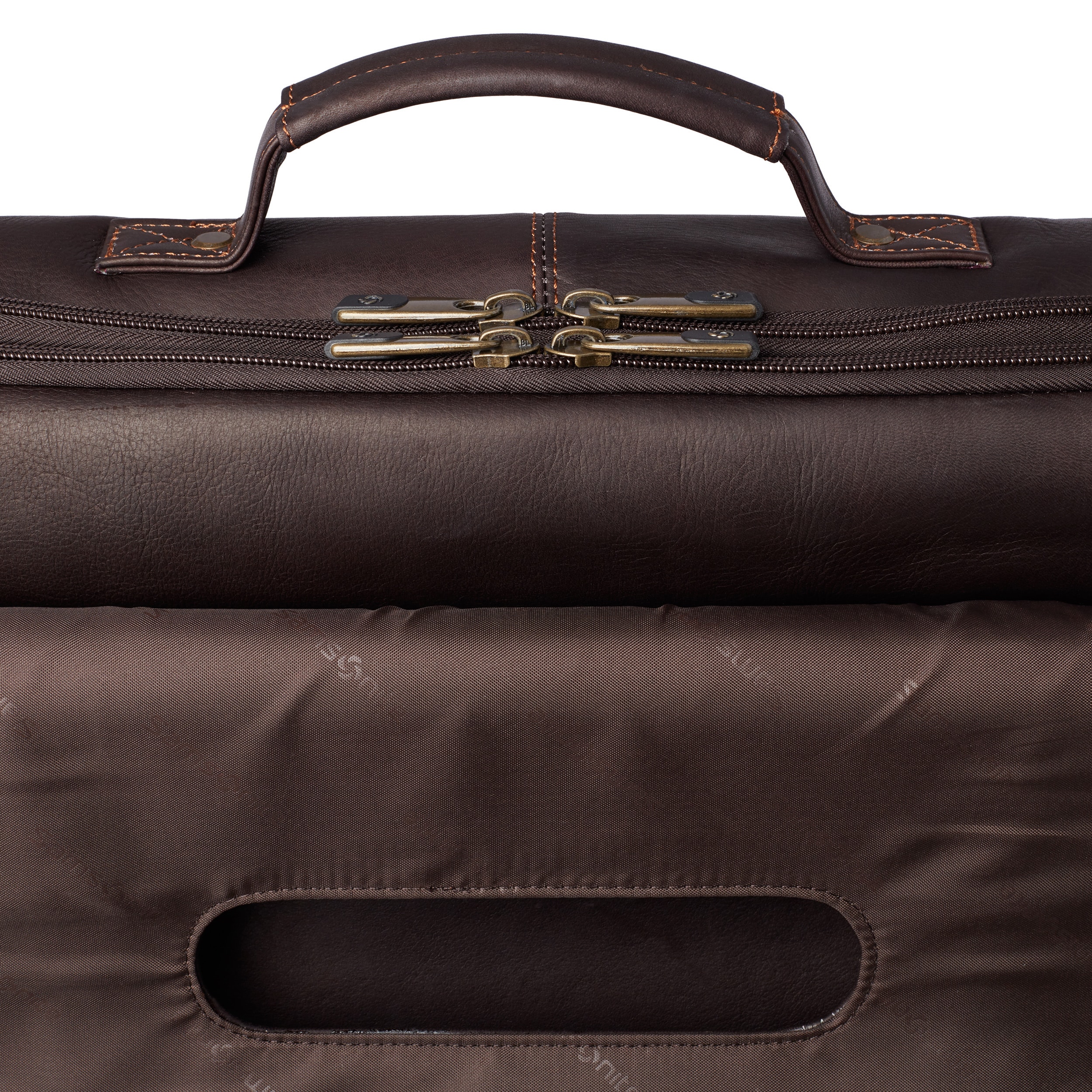 samsonite leather flap over business bag