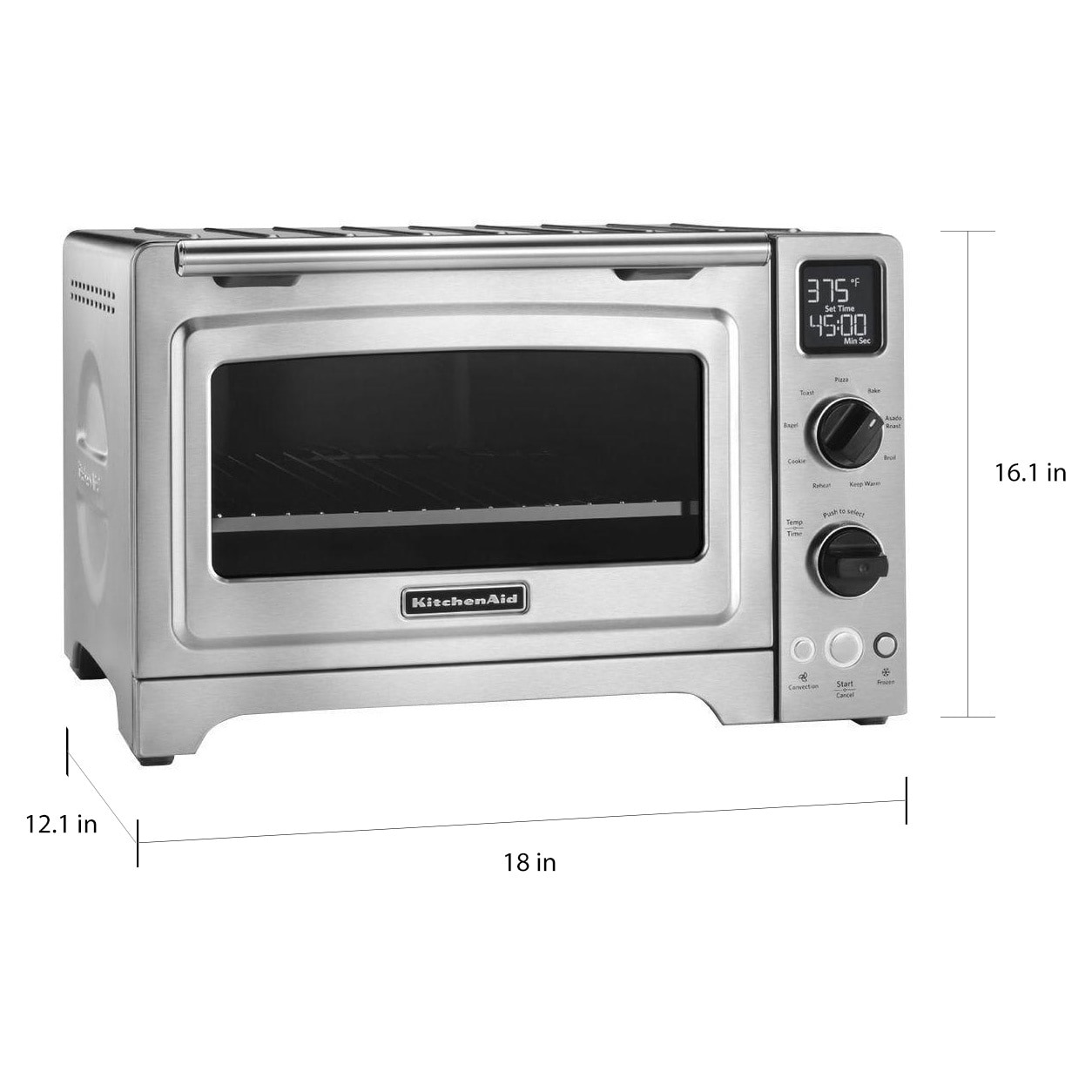 Shop Kitchenaid Rkco273ss Stainless Steel Convection Digital
