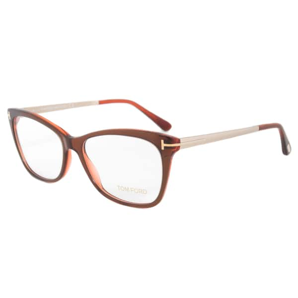 Tom Ford TF5353 042 Brown/Moca Frame 54mm Eyeglasses Frame (As Is Item) -  Overstock - 13932636