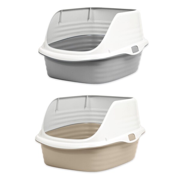 Petmate Stay Fresh Rimmed Litter Box