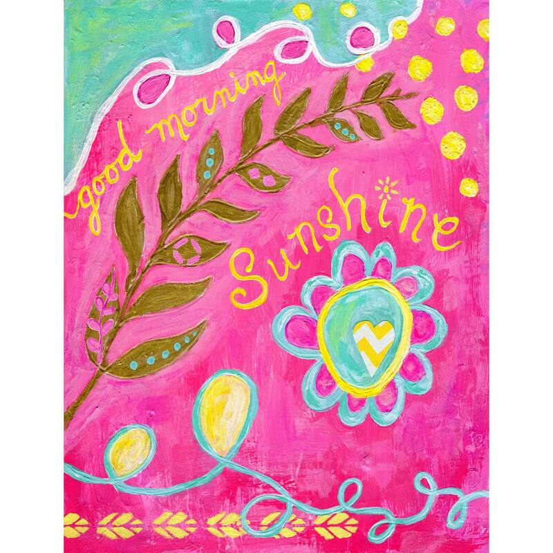 Marmont Hill - 'Morning Sunshine' by Jill Lambert Painting Print on Wrapped Canvas - Multi-Color