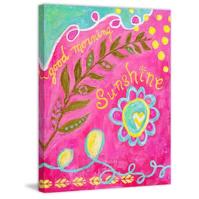 Marmont Hill - 'Morning Sunshine' by Jill Lambert Painting Print on Wrapped Canvas - Multi-Color