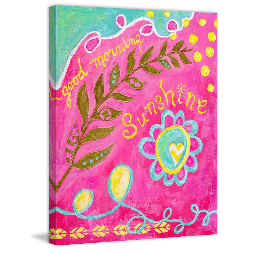 Marmont Hill - 'Morning Sunshine' by Jill Lambert Painting Print on Wrapped Canvas - Multi-Color