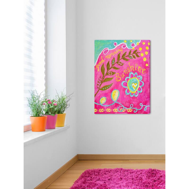 Marmont Hill - 'Morning Sunshine' by Jill Lambert Painting Print on Wrapped Canvas - Multi-Color