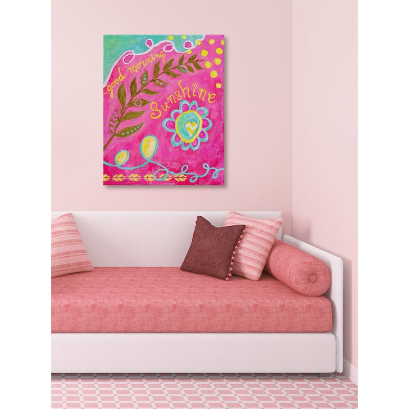 Marmont Hill - 'Morning Sunshine' by Jill Lambert Painting Print on Wrapped Canvas - Multi-Color