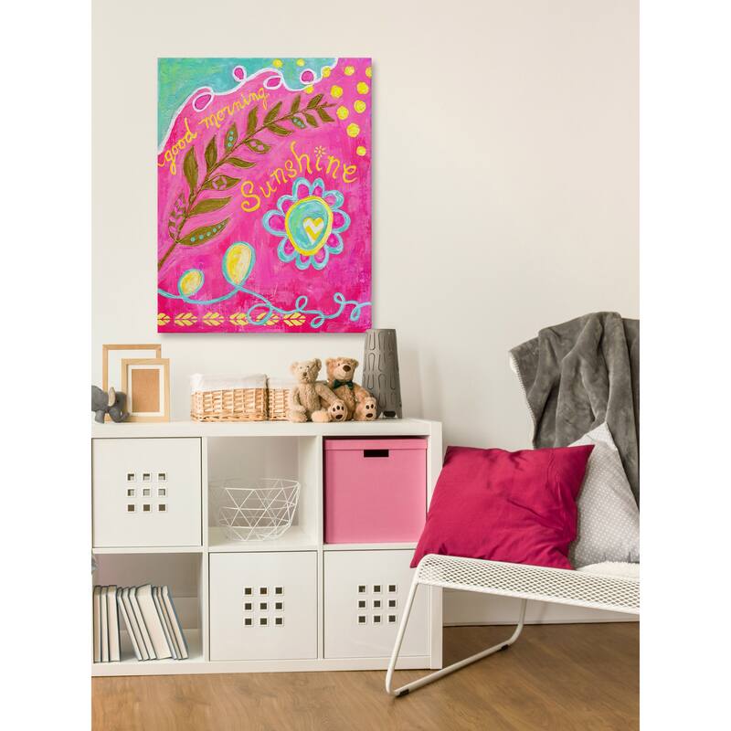 Marmont Hill - 'Morning Sunshine' by Jill Lambert Painting Print on Wrapped Canvas - Multi-Color