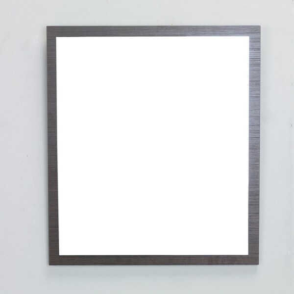 Eviva Reflection 31.5-inch Wenge Full Framed Bathroom Wall Mirror