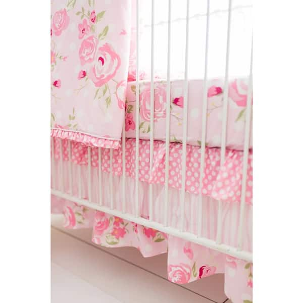 Shop My Baby Sam Rosebud Lane 3 Piece Crib Bedding Set Overstock