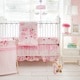 preview thumbnail 1 of 5, My Baby Sam Rosebud Lane 3-Piece Crib Bedding Set