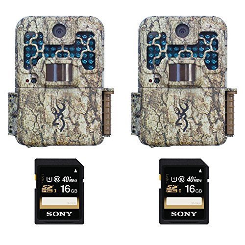 (2) Browning Recon Force BTC7FHD Digital Trail Game Camera and (2) 16GB Memory Cards
