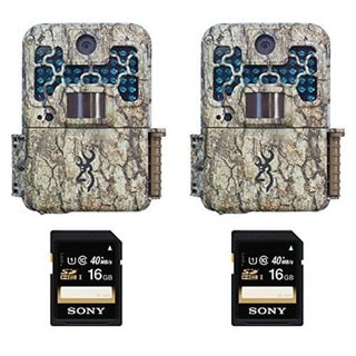 (2) Browning Recon Force BTC7FHD Digital Trail Game Camera and (2) 16GB Memory Cards