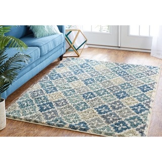 Mohawk Home Laguna Aqua Panel Area Rug 8 X 10 Free Shipping Mohawk Home Laguna Aqua Panel Area Rug 8 X27