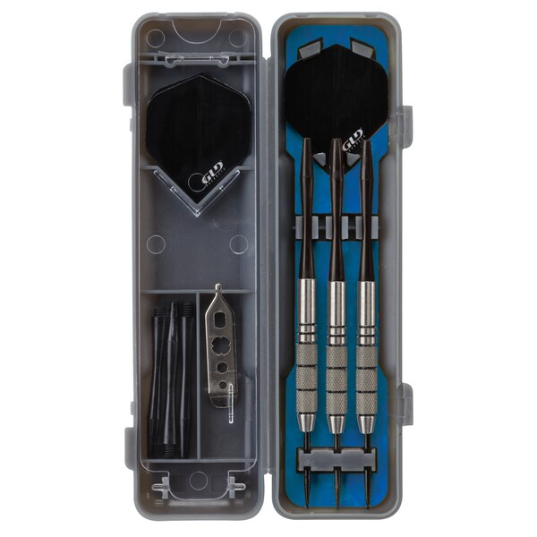 23 Grams Fat Cat Bulletz 90% Tungsten Steel Tip Darts with Storage/Travel Case 23 Grams Fat Cat Bulletz 90% Tungsten Steel Tip Darts with Storage/Travel Case