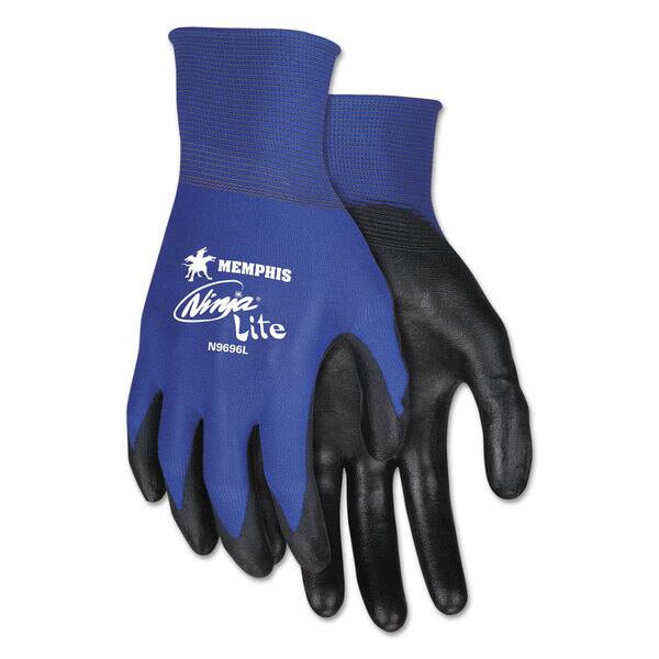 Memphis ULettera Tech Tactile Dexterity Work Gloves Blue/Black Medium 1