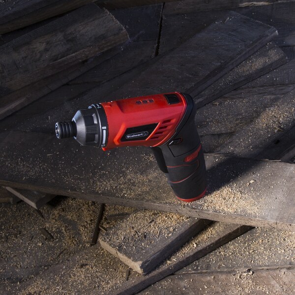 Cordless Screwdriver Kit 3.6 Volt Lithium Ion LED light Dual-Position Handle