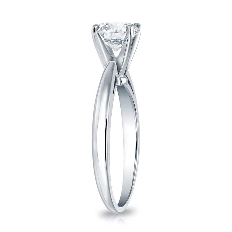 Auriya 2 1/4ctw GIA Certified Solitaire Diamond Engagement Ring in 18k Gold