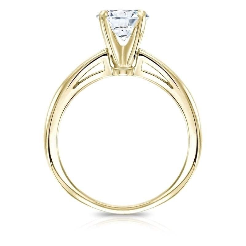 Auriya 2 1/4ctw GIA Certified Solitaire Diamond Engagement Ring in 18k Gold