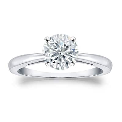 Auriya 2 1/4ctw GIA Certified Solitaire Diamond Engagement Ring in 18k Gold