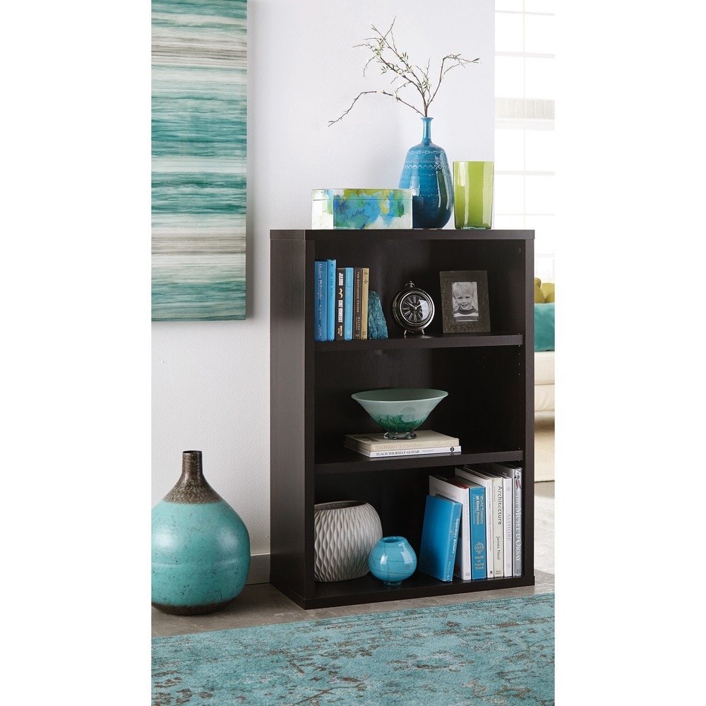 ClosetMaid Premium Black Walnut 3shelf Adjustable Bookcase Bed Bath