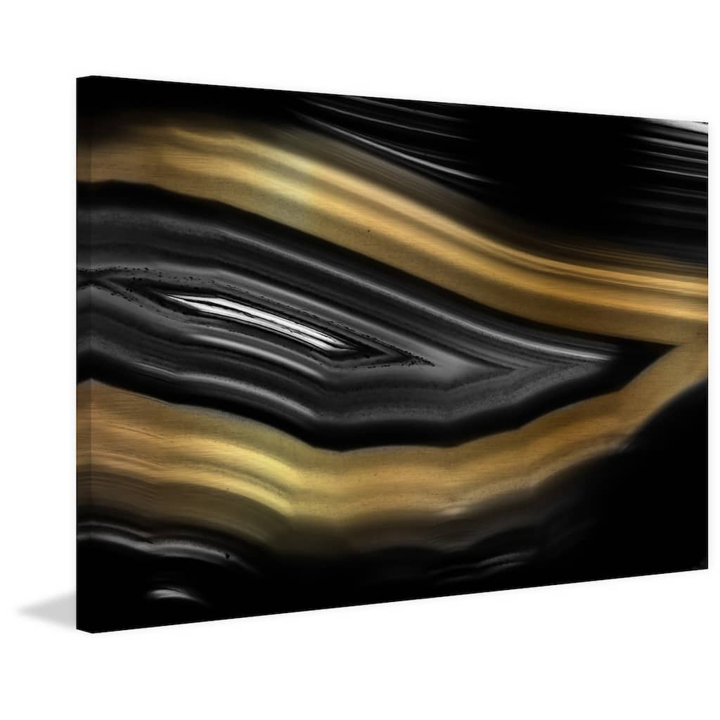 Marmont Hill - 'Gold Wink' Painting Print on Wrapped Canvas - Multi-Color