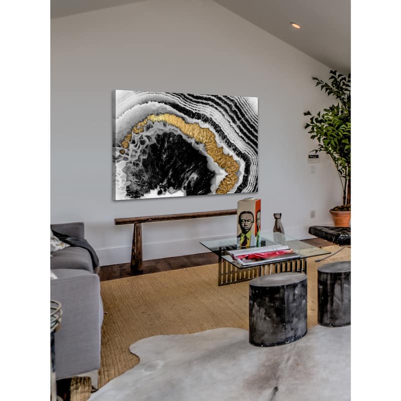 Marmont Hill - 'The Eye of Gold' Painting Print on Wrapped Canvas - Multi-Color