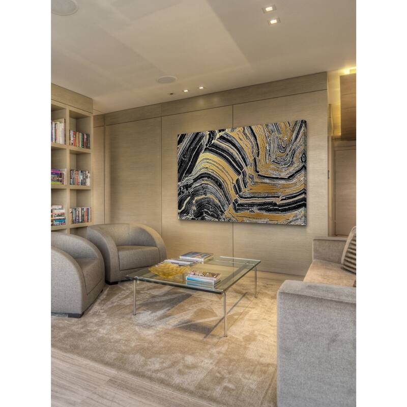 Marmont Hill - 'Gold Etchings' Painting Print on Wrapped Canvas - Multi-Color