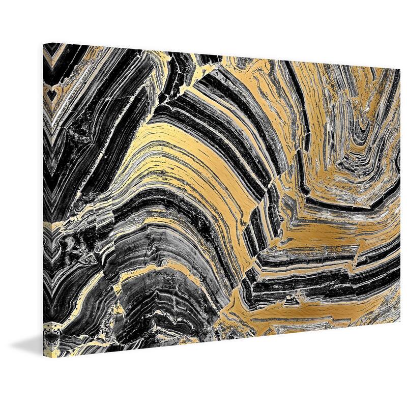 Marmont Hill - 'Gold Etchings' Painting Print on Wrapped Canvas - Multi-Color