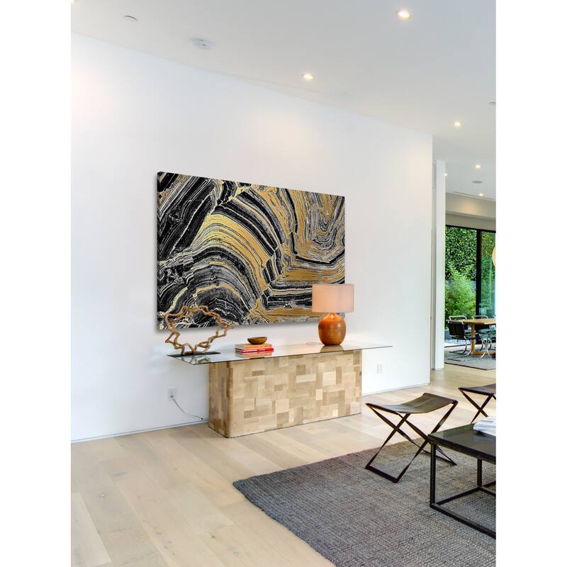 Marmont Hill - 'Gold Etchings' Painting Print on Wrapped Canvas - Multi-Color