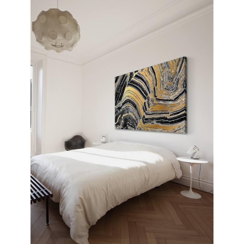Marmont Hill - 'Gold Etchings' Painting Print on Wrapped Canvas - Multi-Color