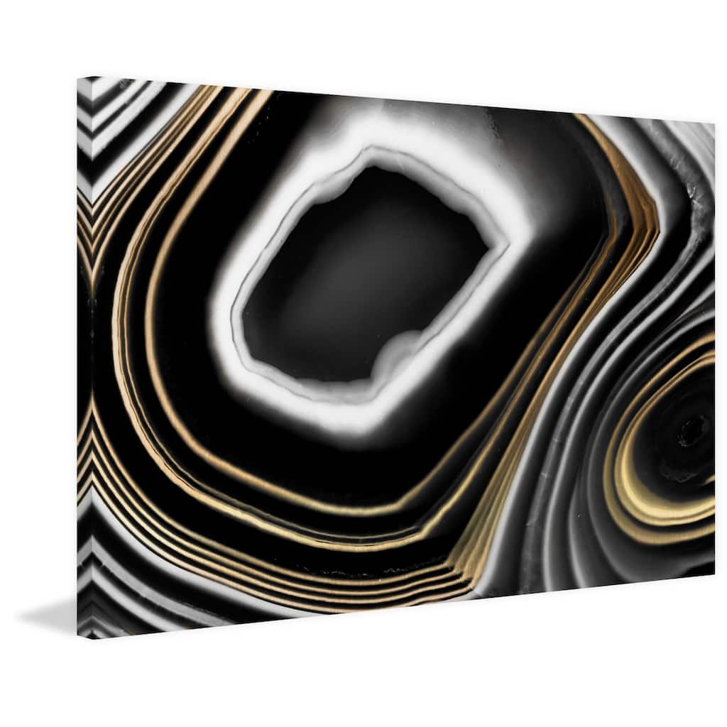 Marmont Hill - 'Gold Layers' Painting Print on Wrapped Canvas - Multi-Color