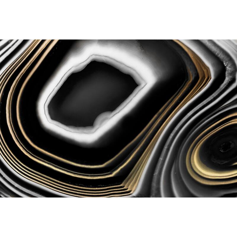 Marmont Hill - 'Gold Layers' Painting Print on Wrapped Canvas - Multi-Color