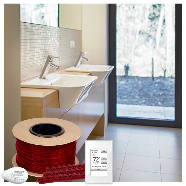 Warmlyyours 92 Sq Ft 240v Electric Floor Heating Cable Kit