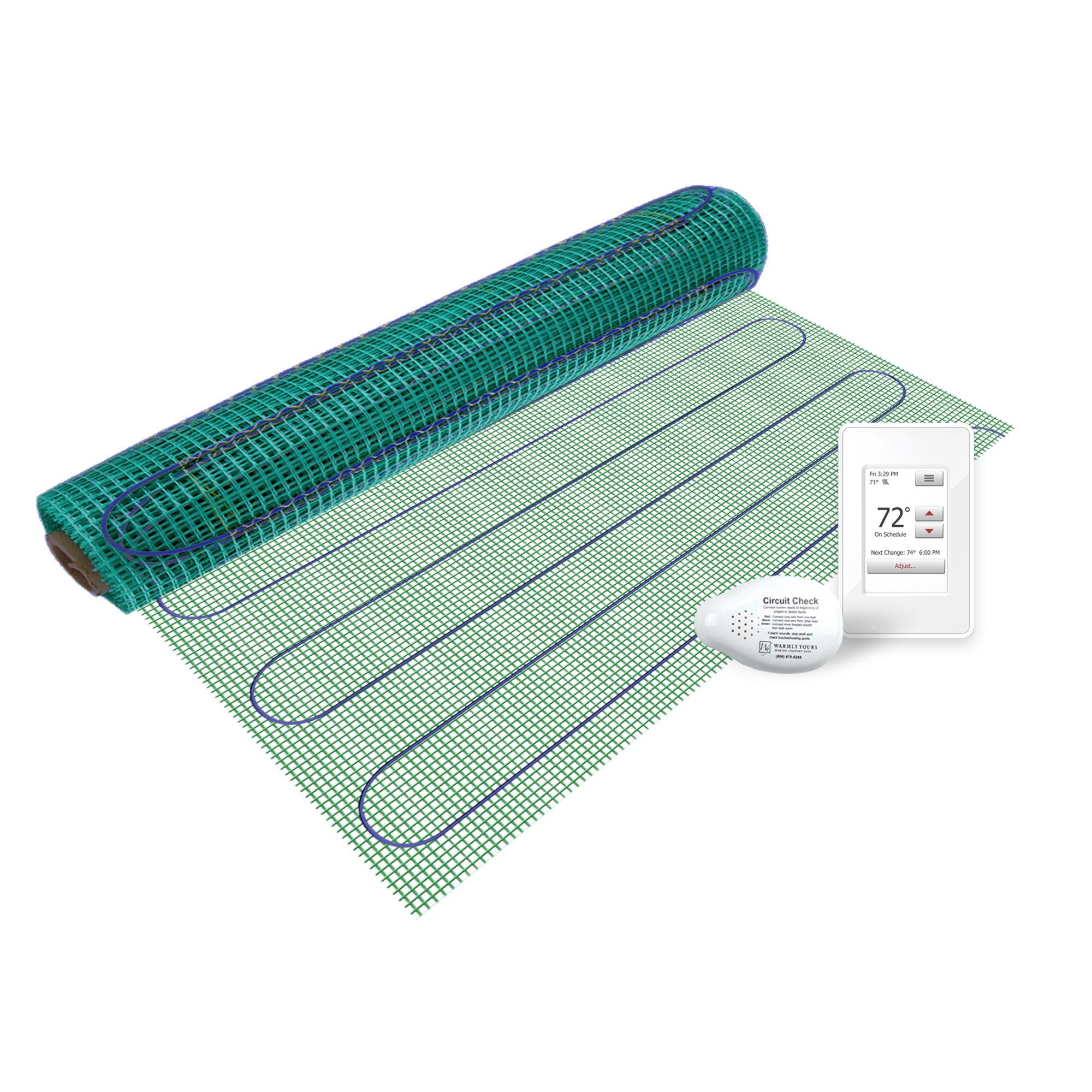 Shop Warmlyyours 30 Sq Ft 120 Volts Electric Floor Heating Mat