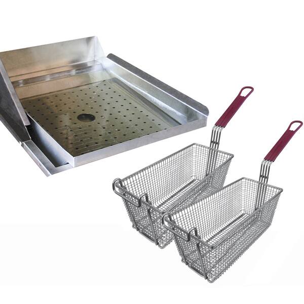 Shop Black Friday Deals On Cal Flame Drop In Deep Fryer Accessories Helper Set For Outdoor Kitchen Overstock 13953280