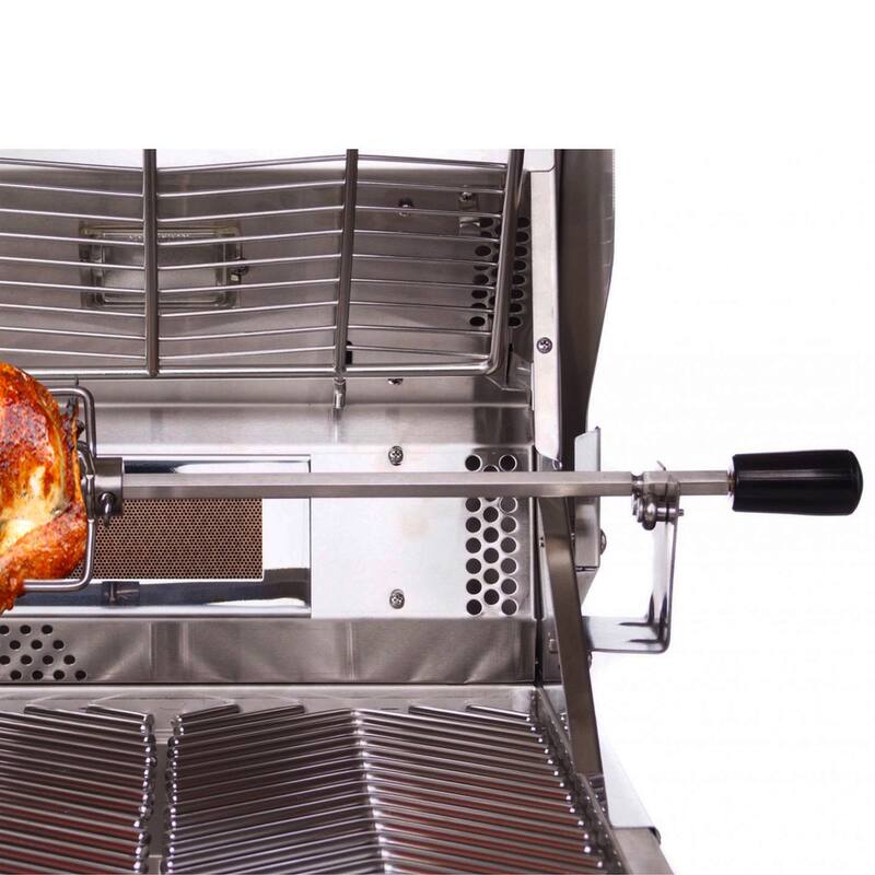 Cal Flame Grill Rotisserie 4-burner Rod Kit