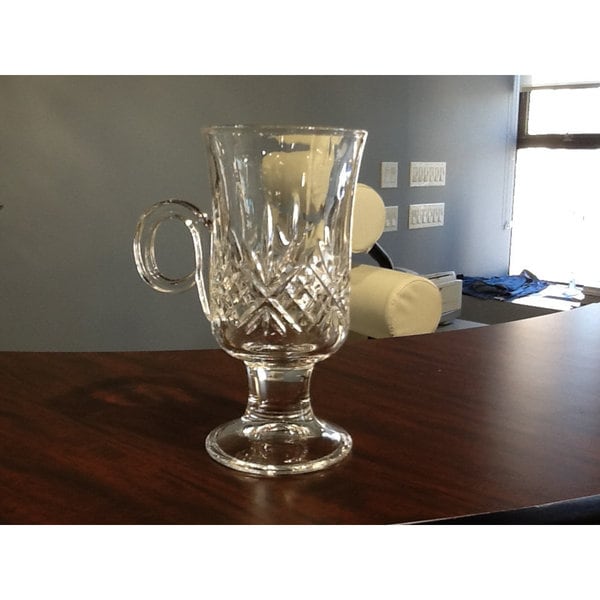 Godinger Dublin Crystal 4ounce Irish Coffee Mugs (Set of 4