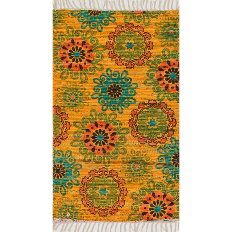 Alexander Home Maria Flatweave Floral Rug