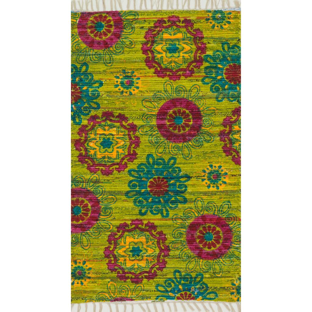 Alexander Home Maria Flatweave Floral Rug