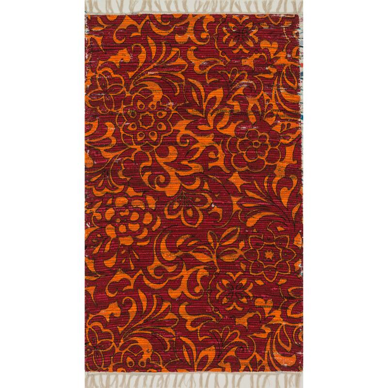 Alexander Home Maria Flatweave Floral Rug
