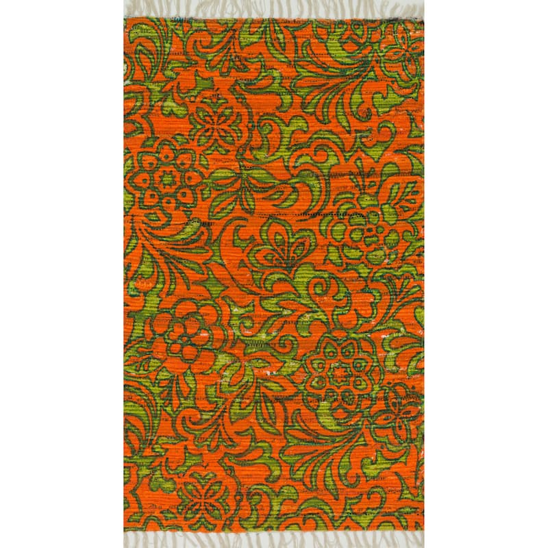 Alexander Home Maria Flatweave Floral Rug