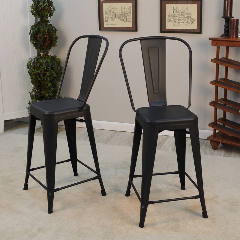 Tabbart Metal Stools (Set of 2)