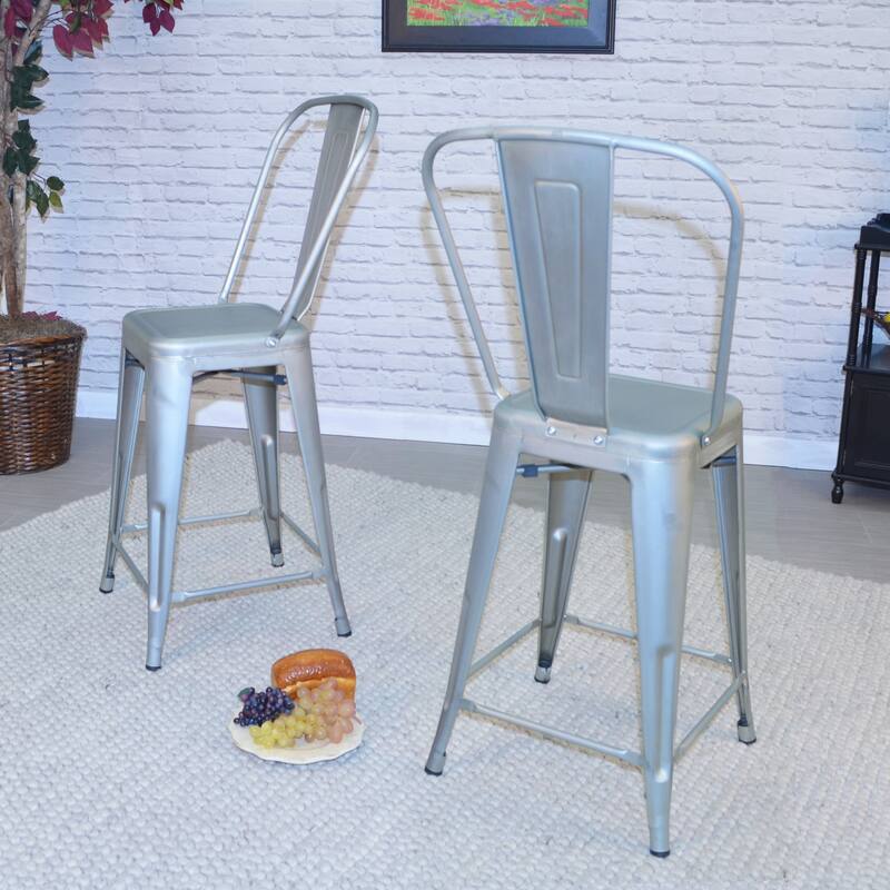 Tabbart Metal Stools (Set of 2)