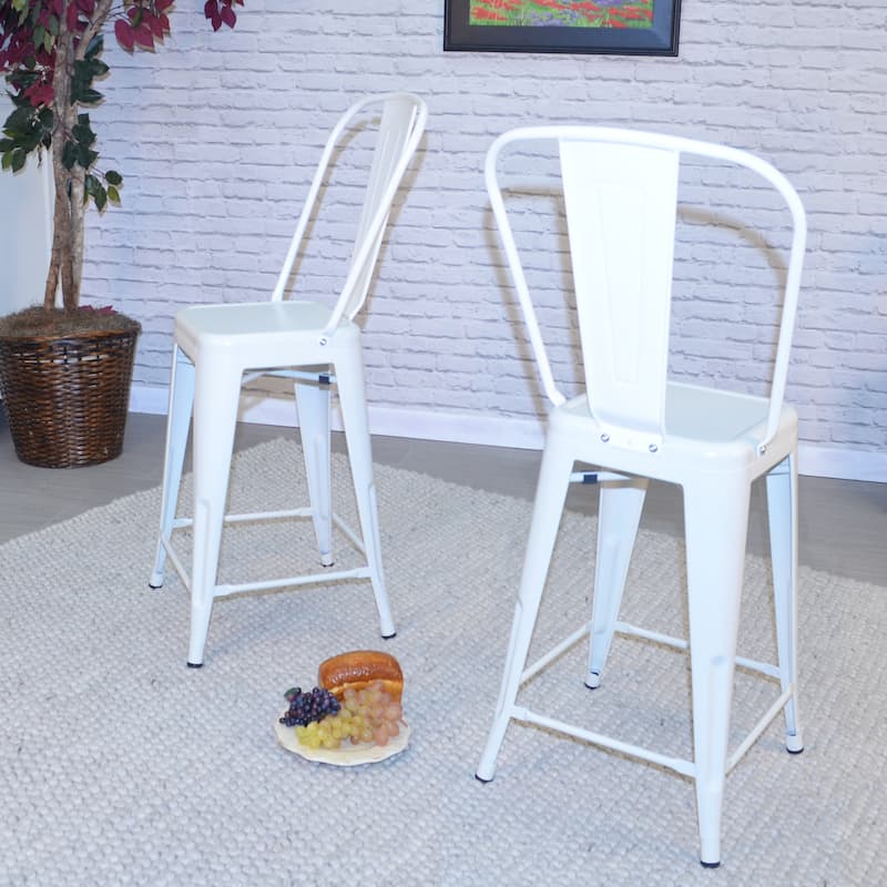 Tabbart Metal Stools (Set of 2)